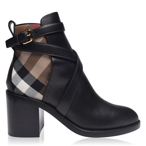 burberry booties sale|burberry boots with clear heels.